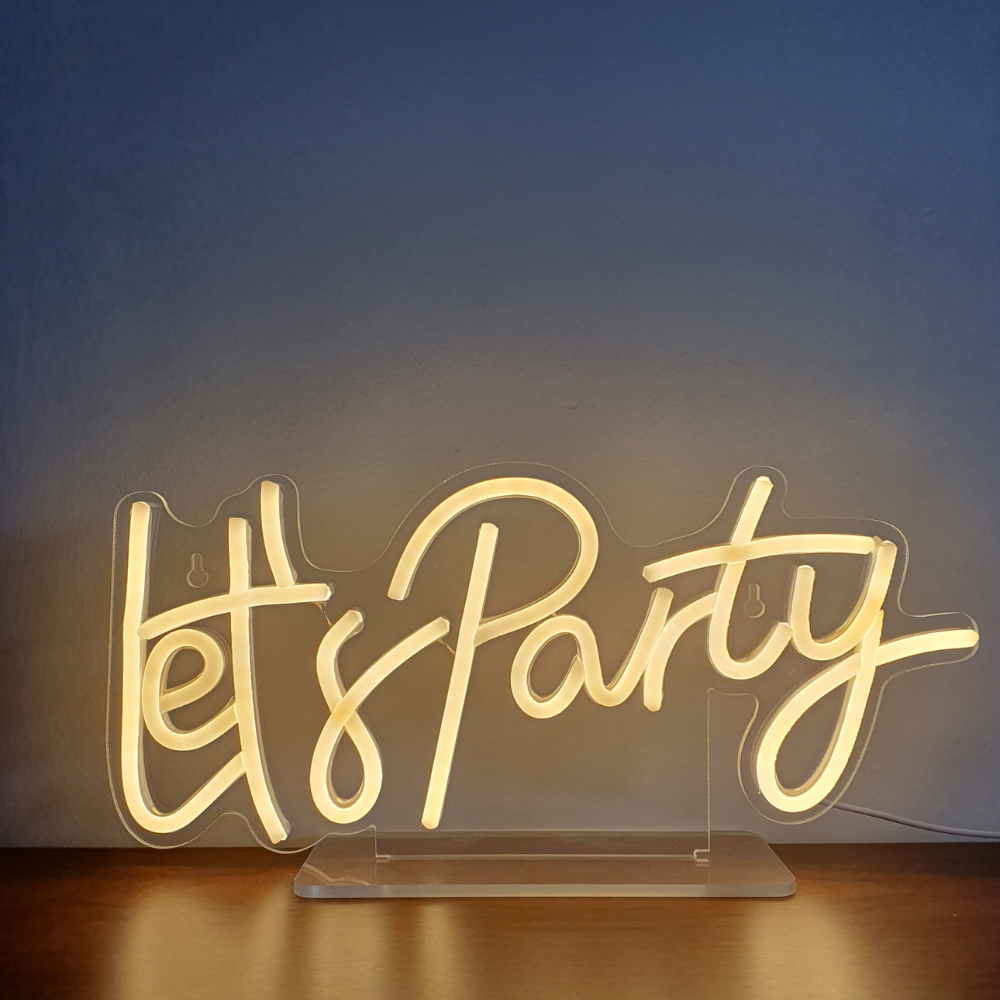 Néon Let's party LED - Image 1
