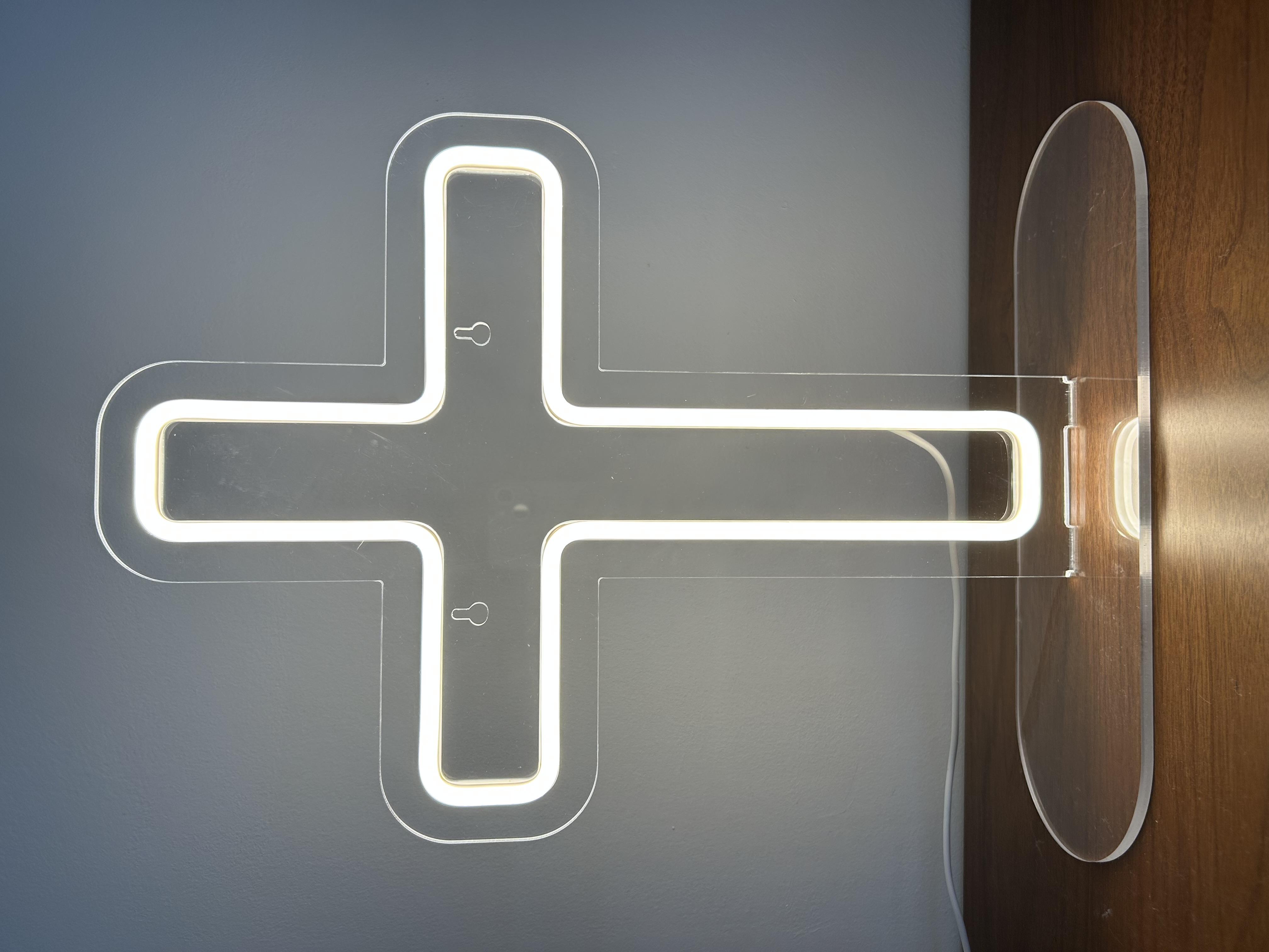 Néon LED Croix