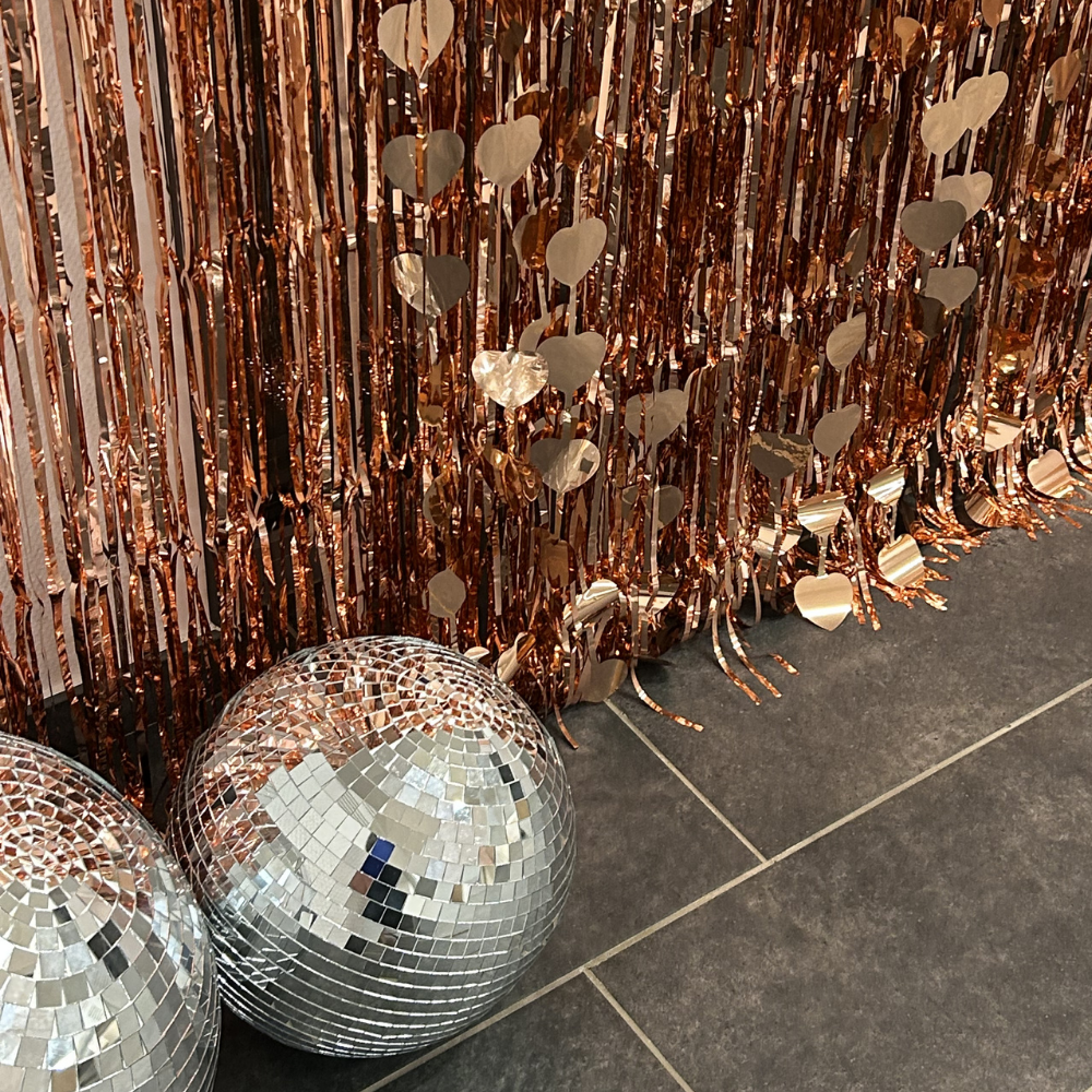 Duo de boules à facette 